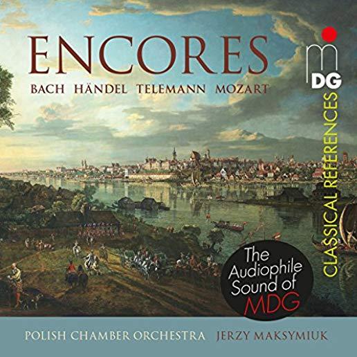 ENCORES BY MOZART HANDEL TELEMANN, J.S. AND BACH