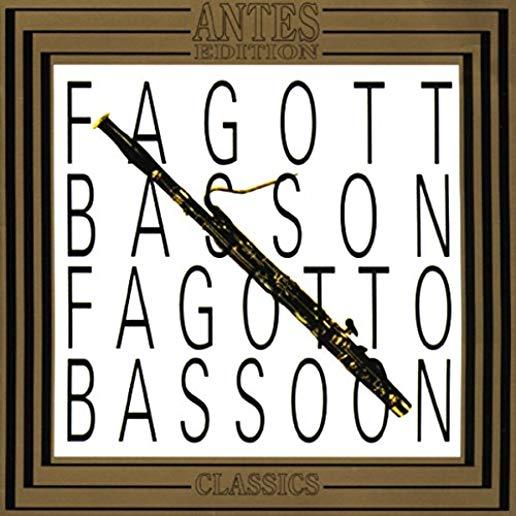 FAGOTT 1 BASSOON / SON FOR BASSOON & BASSO
