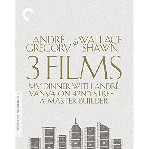 ANDRE GREGORY & WALLACE SHAWN: 3 FILMS/BD (3PC)