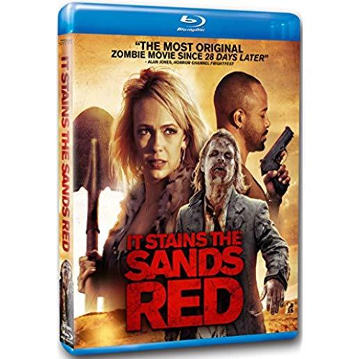 IT STAINS THE SANDS RED