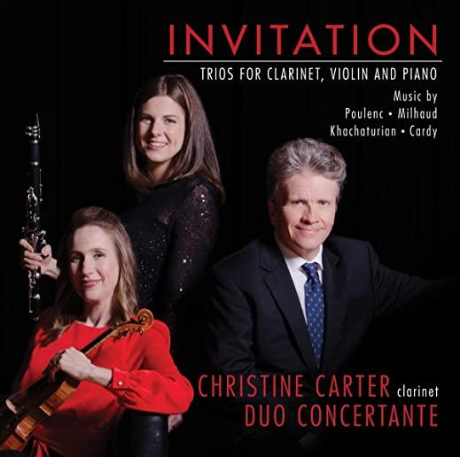 INVITATION: TRIOS FOR CARINET VIOLIN & PIANO