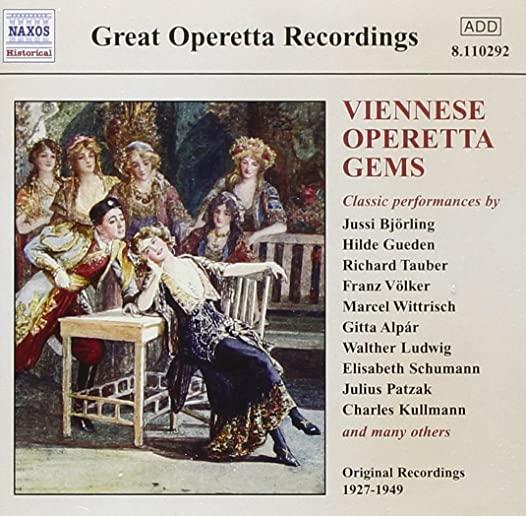 GREAT OPERETTA RECORDINGS: VIENNESE GEMS / VARIOUS