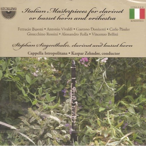ITALIAN MASTERPIECES FOR CLARINET OR BASSET HORN