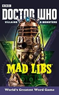 DOCTOR WHO VILLAINS AND MONSTERS MAD LIBS (PPBK)
