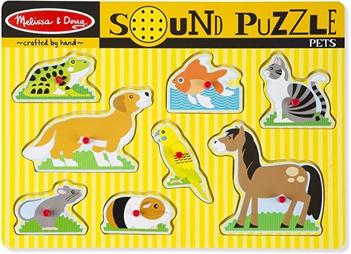 Pets Sound Puzzle: Puzzles (Wooden) - Sound Puzzles [With Battery]