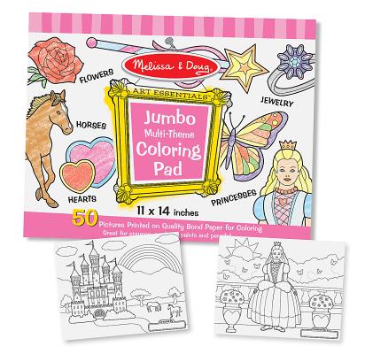 Jumbo Coloring Pad - Pink (11