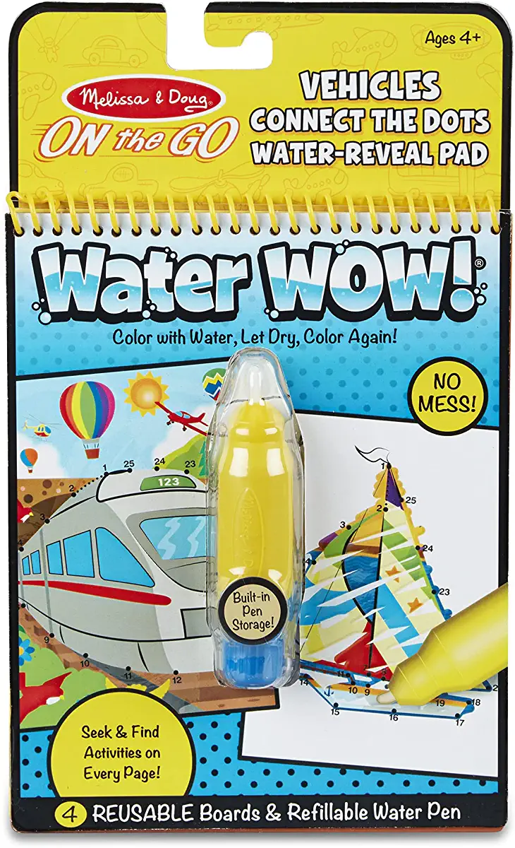 Water Wow Connect the Dots - Vehicles