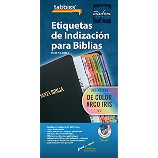 Spa-Spanish Rainbow Bible Inde: Spanish Rainbow Bible Tabs