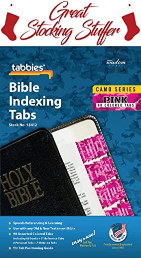 Camo Pink Bible Indexing Tabs: Pink Camo Bible Tabs