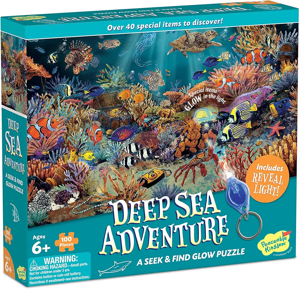 Seek and Find Glow Puzzle - Deep Sea Adventure