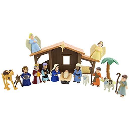 Nativity Playsets with Talking Mary Figurine [With Battery]