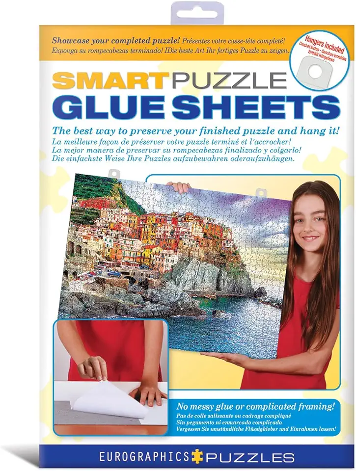Individual Puzzle Glue Sheets (Pk of 8 Sheets)