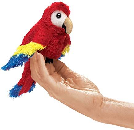 Mini Scarlet Macaw Finger Pupp