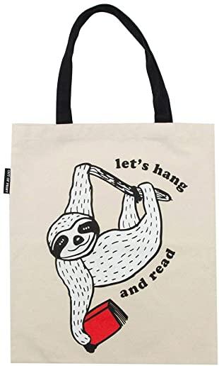 Let's Hang and Read Tote Bag