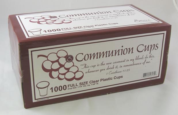 Swanson Communion Cups Clear 1 3/8 1000 CT