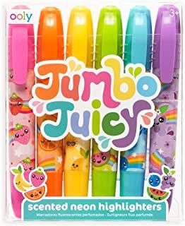 Jumbo Juicy Scented Neon Highlighters - Set of 6