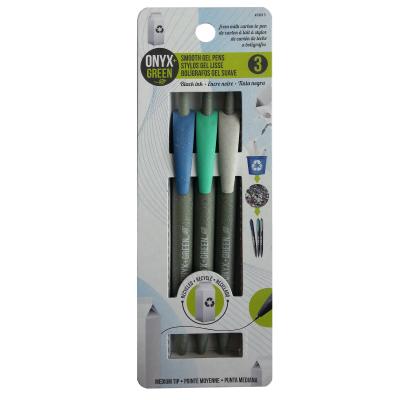 3 Pk Retractable Gel Pens