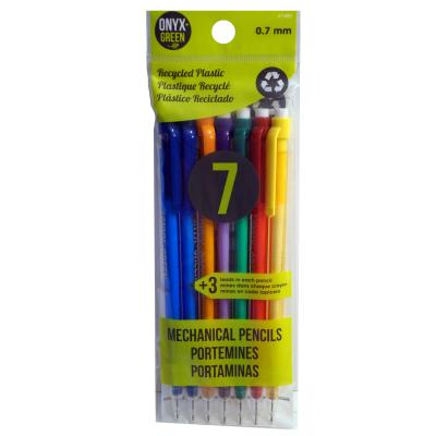 7 Pk Mechanical Pencils-Asst C