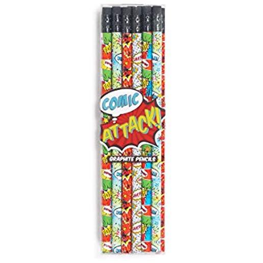 Graphite Pencils - Set of 12 - Comic Attack