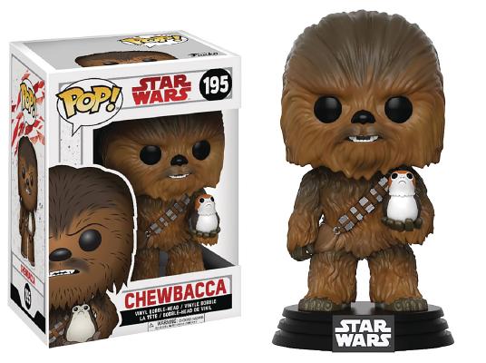 Pop Star Wars E8 Chewbacca Vinyl Figure