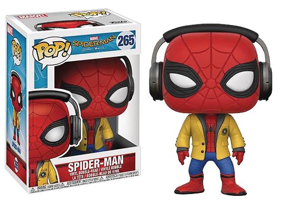 Pop Spider-Man Homecoming Spider-Man with Headphone Vinyl Figure