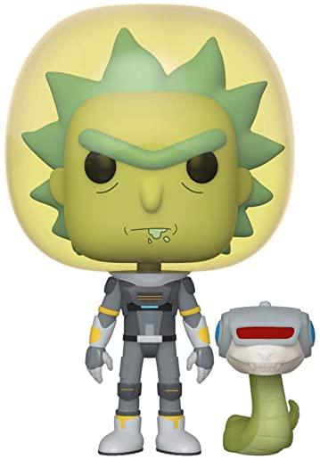 Pop Rick and Morty Space Suit Rick with Snake Vinyl Figure