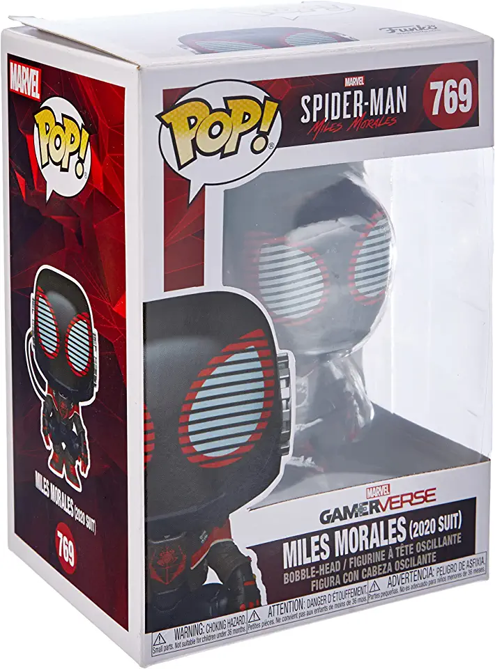 Pop Miles Morales 2020 Suit Vinyl Figure