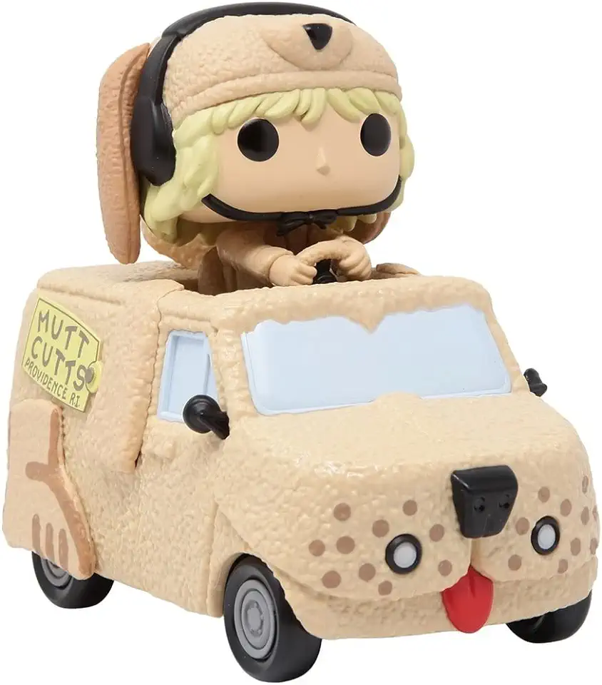 Pop Rides Dumb and Dumber Harry with Mutts Cutts Van Vinyl Figure