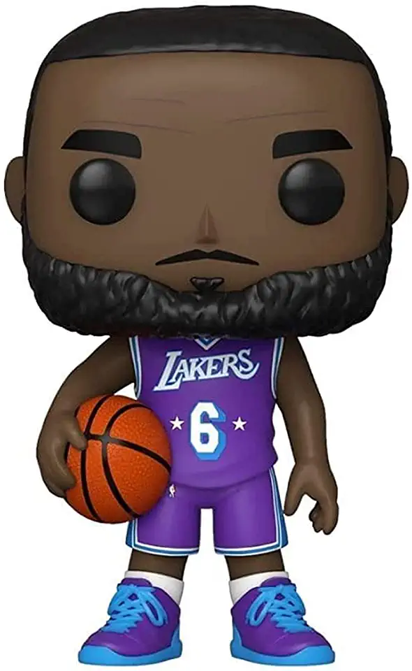 Pop NBA Lakers Lebron James Purple Jersey Vinyl Figure