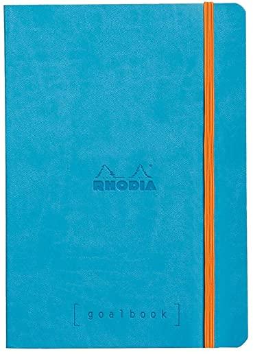 Rhodia Goalbook 6 X 8 1/4 A5 Turquoise Cover Bullet Journal