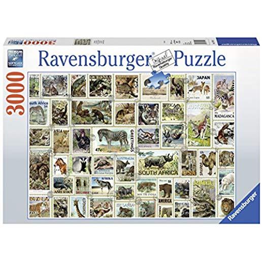 Animal Stamps 3000 PC Puzzle