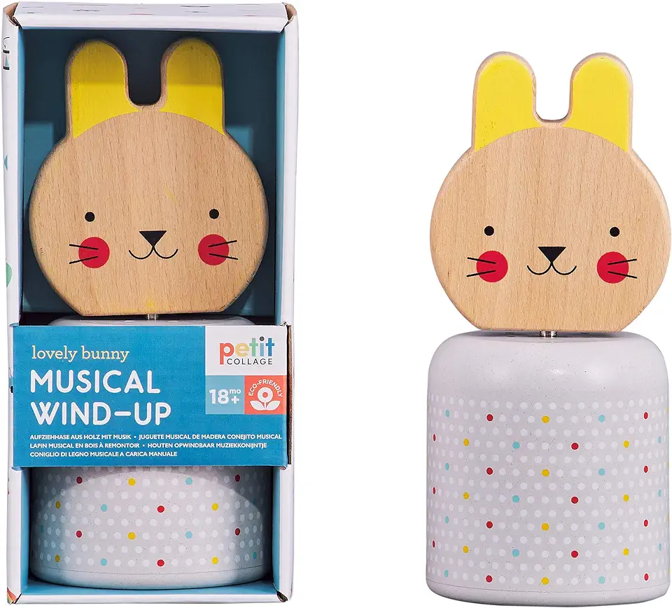 Lovely Bunny Musical Wooden Wind-Up