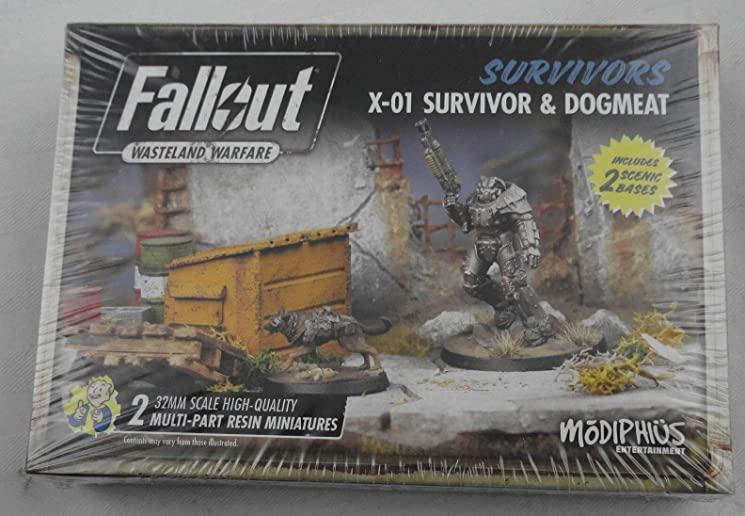 Fallout: Wasteland Warfare - X01 Survivor & Dogmeat (Fallout Minis)