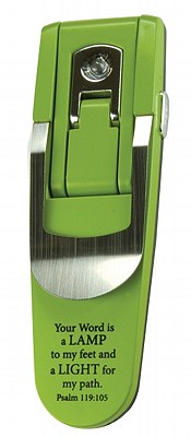 Hydraulic Pop-Up Green Booklight [With Battery]