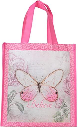 Tote Butterfly Pink Believe Ma