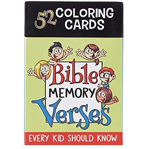 Coloring Cards 52 Verses for K