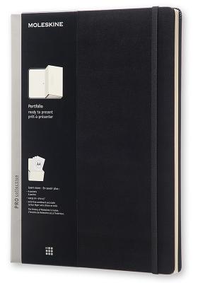 Moleskine Pro Collection Portfolio, A4, Black, Hard Cover (12 X 8.5)