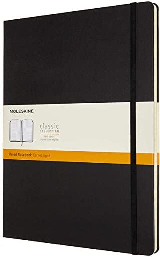 Moleskine Notebook, XXL, Ruled, Black, Hard Cover (8.5 X 11)