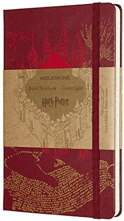Moleskine Ltd. Edition Notebook, Harry Potter, Marauder's Map, Large, Ruled, Hard Cover (5 X 8.25)