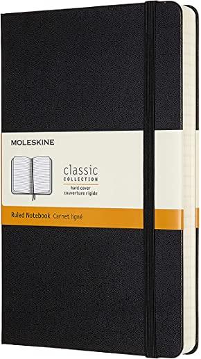 Moleskine Notebook, Expanded Large, Ruled, Black, Hard Cover (5 X 8.25)