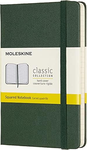 Moleskine Notebook, Pocket, Squared, Myrtle Green, Hard Cover (3.5 X 5.5)