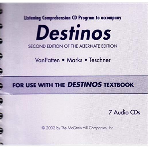 Destinos Listening Comprehension CD Program: For Use with the Destinos Textbook