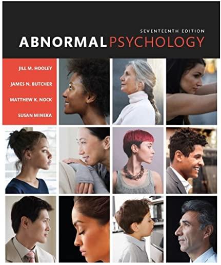 Abnormal Psychology -- Books a la Carte