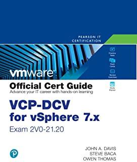 Vcp-DCV for Vsphere 7.X (Exam 2v0-21.20) Official Cert Guide
