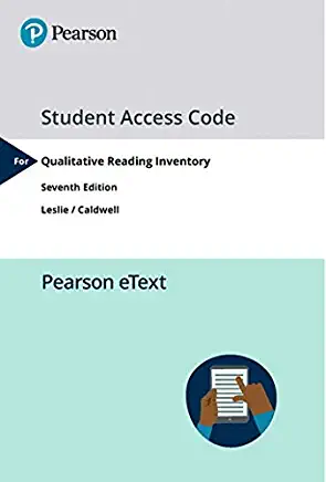 Pearson Etext 1.0 for Qualitative Reading Inventory-7 -- Access Card