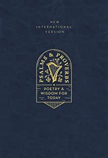 Niv, Psalms and Proverbs, Leathersoft Over Board, Navy, Comfort Print: Poetry and Wisdom for Today