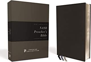 Nasb, Preacher's Bible, Premium Leather, Goatskin, Black, Premier Collection, 1995 Text, Comfort Print