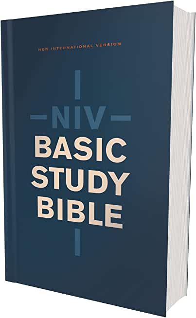 Niv, Basic Study Bible, Economy Edition, Paperback, Blue, Red Letter