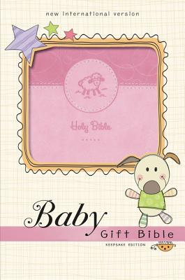Niv, Baby Gift Bible, Holy Bible, Leathersoft, Pink, Red Letter Edition, Comfort Print: Keepsake Edition