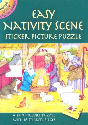 Easy Nativity Scene Sticker Picture Puzzle